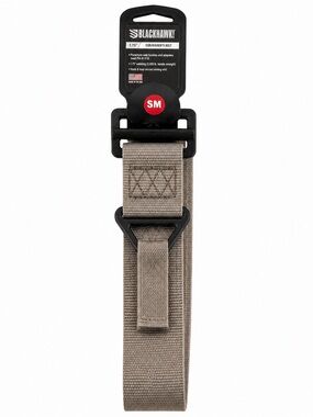 Uncle Mike’s Adjustable Tactical Web Belt in Brown with Black Buckle NWT